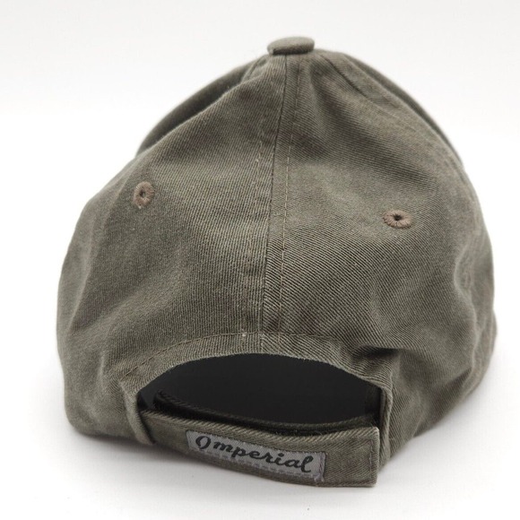 Navy Golf Course‎ Seal Beach Strapback Hat Baseball Dad Cap Gray Embroidered - Picture 5 of 7